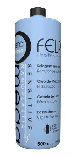 Alisado Orgánico Omega Zero Nanoplastia Felps 500ml